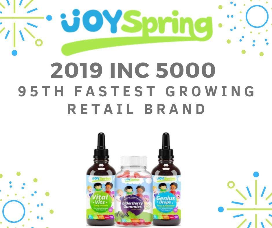 2019 INC 5000 Honoree | 95th Fastest Growing Retail Company in the USA!