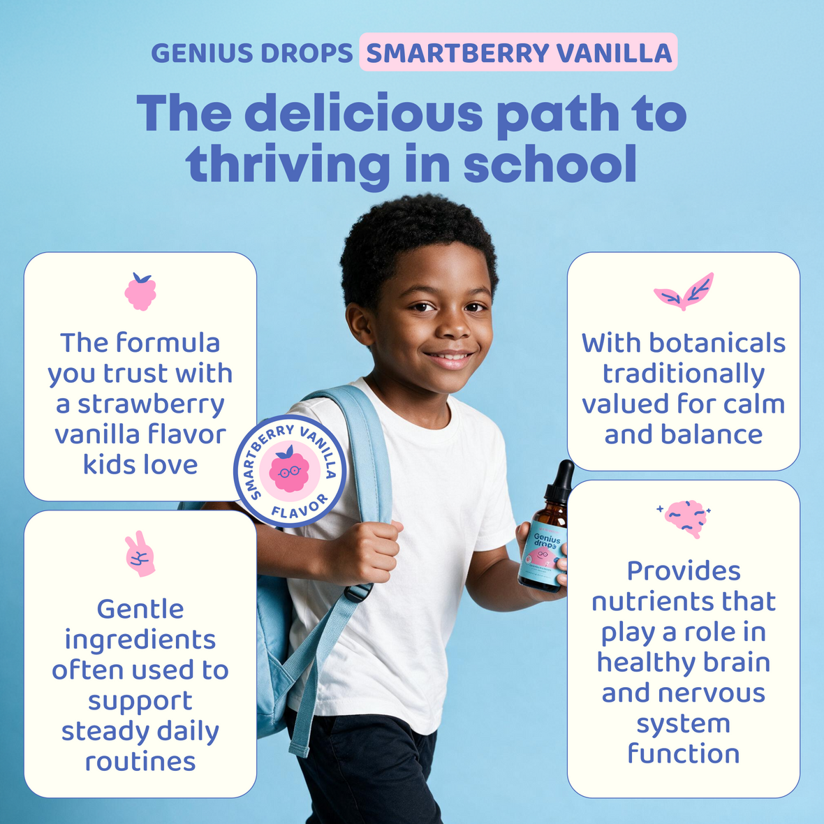 Genius Drops® Smartberry Vanilla